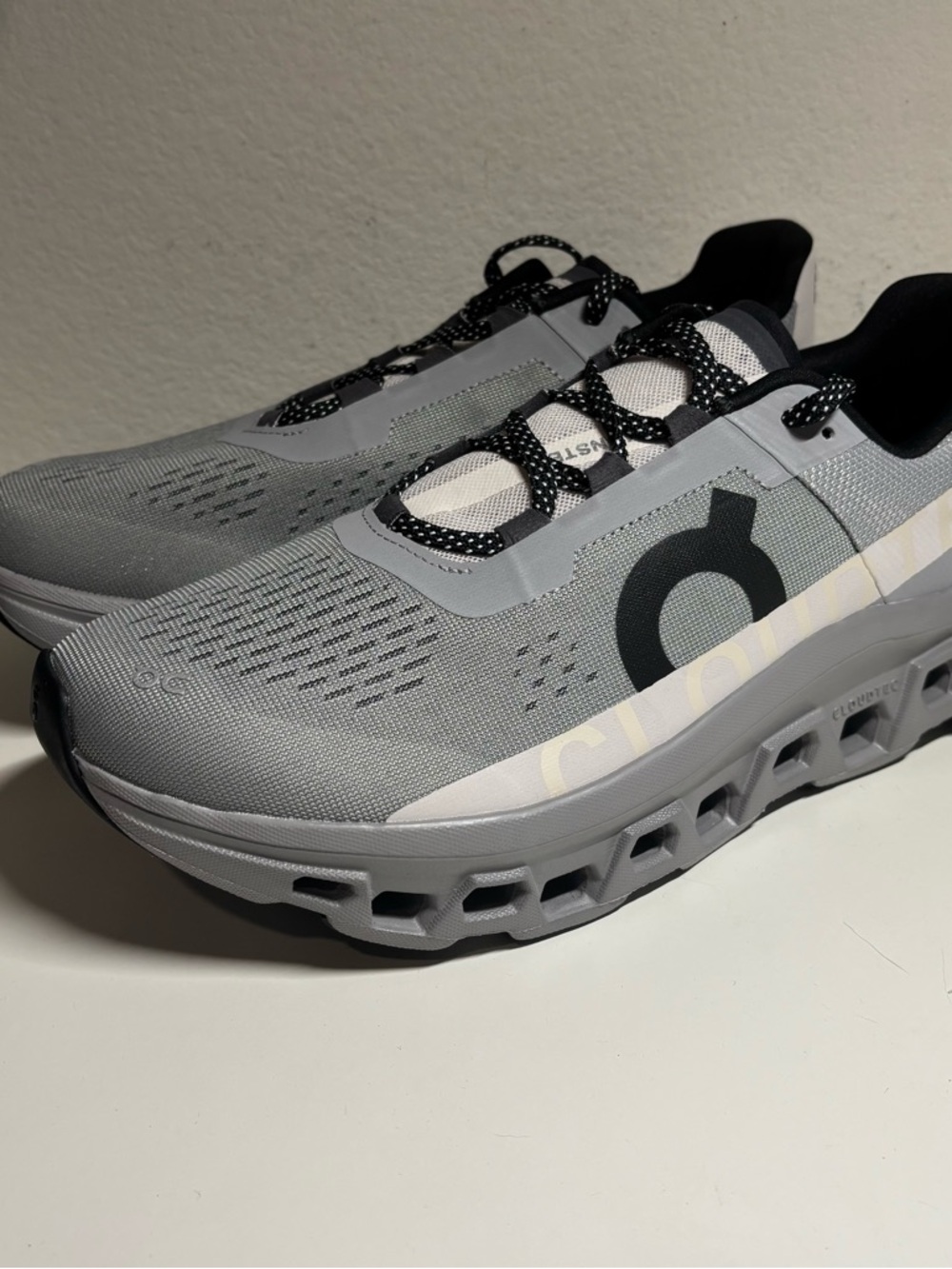 NEW ON Cloudmonster Alloy Silver Mens Running Shoes